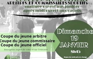 Coupe du jeune arbitre et commissaire sportif