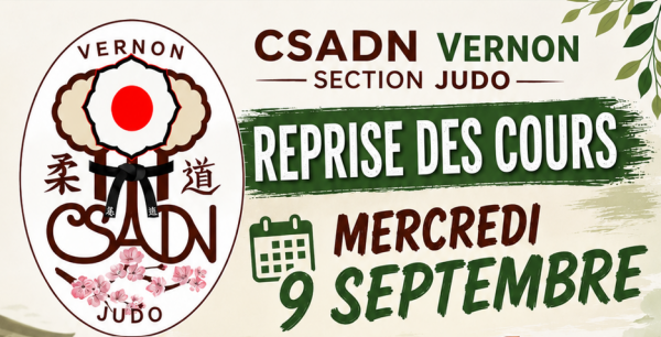 🥋 C’est la reprise au CSADN Judo Vernon !