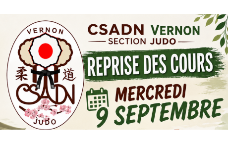 🥋 C’est la reprise au CSADN Judo Vernon !