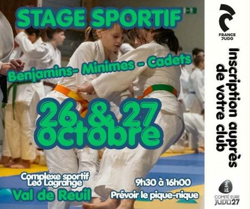 Stage Benjamin/Minime/Cadet