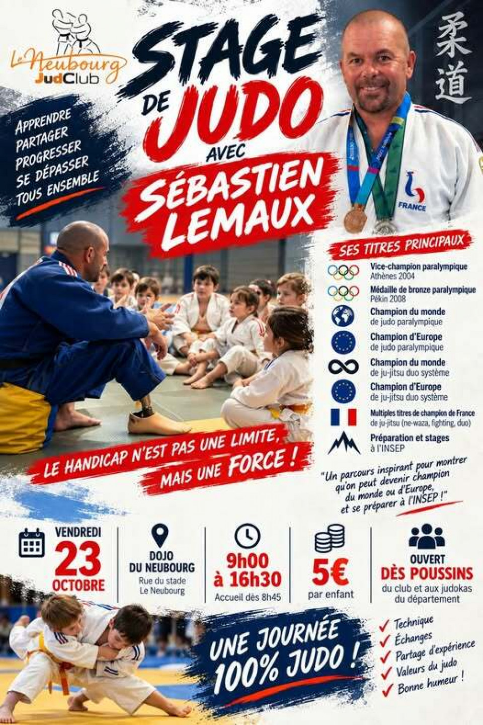 STAGE HANDI JUDO